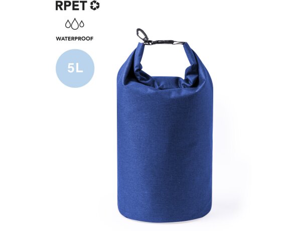 Bolsa ecológica para propaganda con cierre en 300D rPET Veronia detalle 1