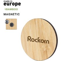 Pin Royers con cierre magnético en bambú natural