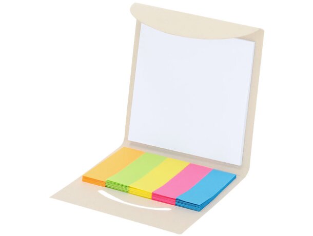 Bloc notas adhesivas Tesher de cartones de leche reciclados detalle 4