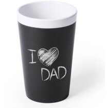 Vaso pizarra con tiza personalizado Vaso pizarra con tiza personalizado