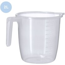 Jarra medidora Conreix transparente con asa