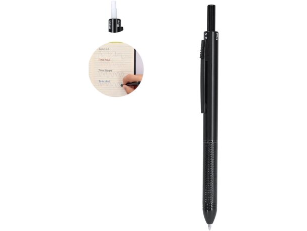 Bolígrafo multicolor portaminas Tidio detalle 1 Bolígrafo multicolor portaminas Tidio detalle 1