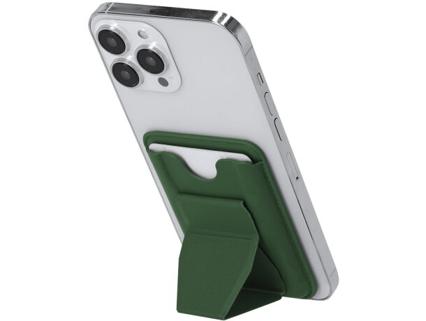 Tarjetero soporte magnético Stellar con PU reciclado detalle 5