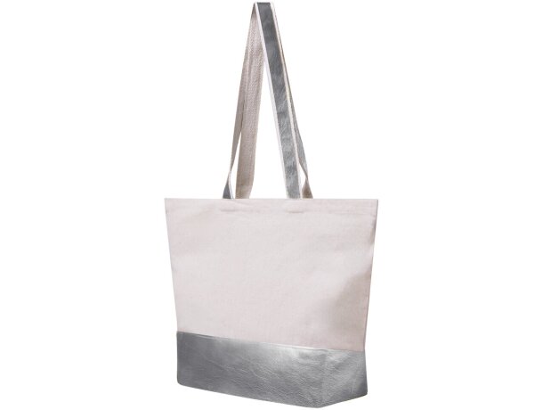 Bolsa playa asas largas polipiel metalizada 220 g/m2 Hitalax detalle 2