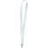 Lanyard personalizado con enganche metálico personalizado blanco