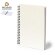 Libreta Hantiz A5 anillas tapas duras personalizada sin color