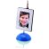 Portafotos con pinza personalizado azul