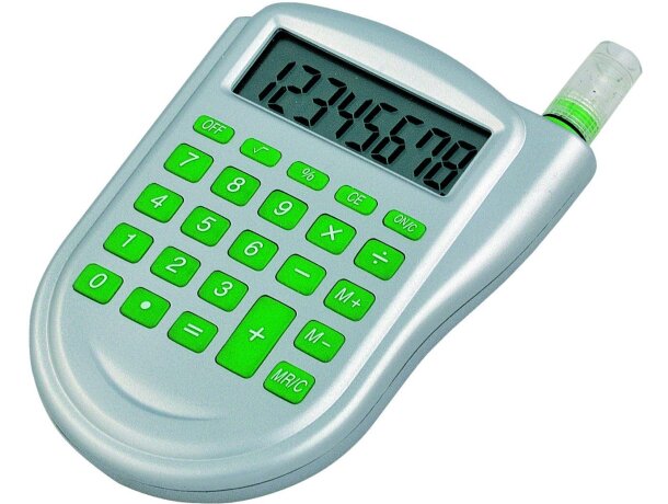Calculadora ecológica con agua
