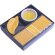 set de velas e incienso 3 aromas personalizado amarillo