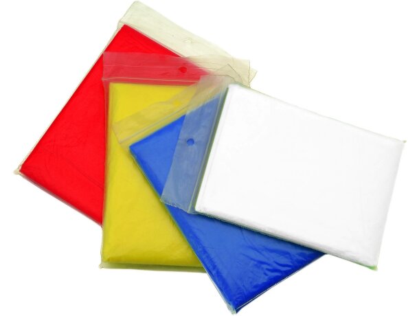 Poncho de emergencia con funda personalizado Poncho de emergencia con funda personalizado