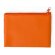 Monedero Dramix liso simil piel personalizada naranja