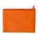 Monedero liso microfibra personalizada naranja