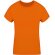 Camisetas manga corta mujer algodón ring spun 160 g/m2 Seiyo Naranja