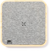 Cargador inalámbrico Neubak bambú RPET rectangular