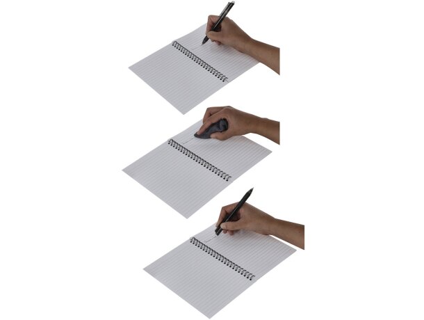 Libreta borrable Gratox con bolígrafo y paño limpiador detalle 5