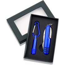 Set con linterna y navaja personalizado