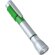 Bolígrafo con linterna a pilas personalizada verde