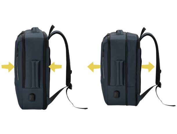 Mochila Javelin extensible con compartimento acolchado portátil detalle 4