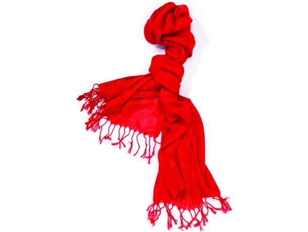 Pashmina fabricada en poliester de alta calidad con logo