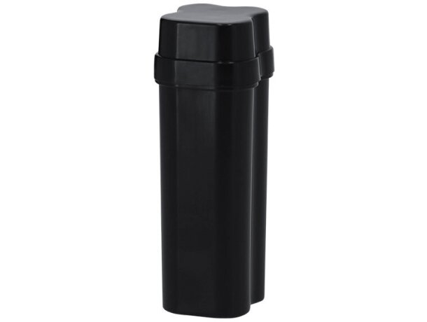 Estuche tabaco Zaron con tapa bisagra y compartimento mechero detalle 5