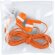 cascos auriculares con conexion jack personalizado naranja