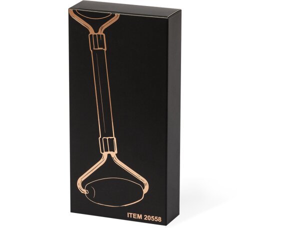 Masajeador facial Zynka de piedra jade rosa para bienestar detalle 5