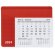 Alfombrilla Rendux con calendario rojo