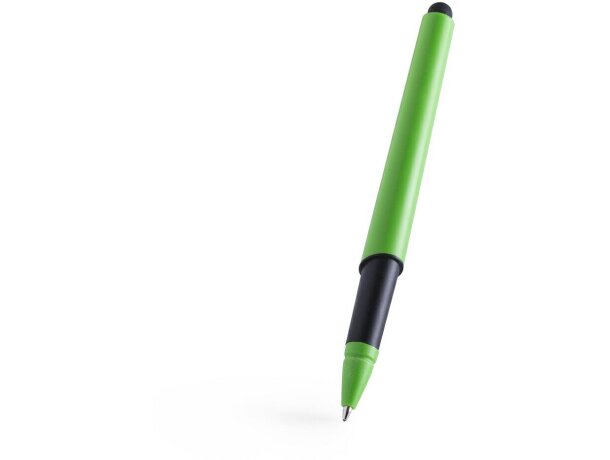 Bolígrafo Mobix multifunción con clip verde
