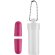 Tapones en tubo con llavero fucsia barata