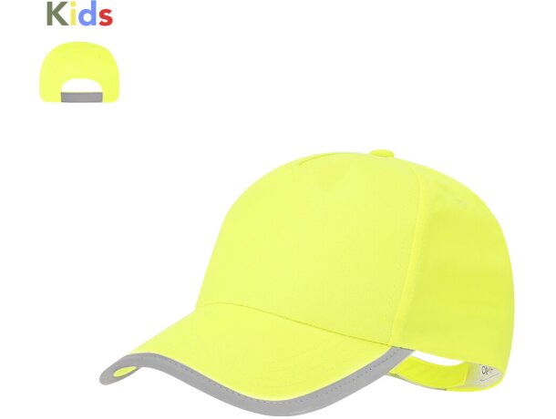 Gorra Sommer niño deportiva con reflectantes ajustable velcro detalle 1