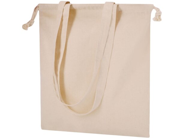 Bolsa algodón Panthus con asas largas reforzadas 180 g/m² detalle 4