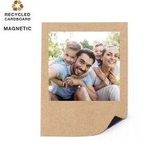 Imanes personalizados baratos de cartón reciclado con ventana porta fotos