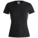 Camiseta Mujer Color "keya" Wcs180 negro