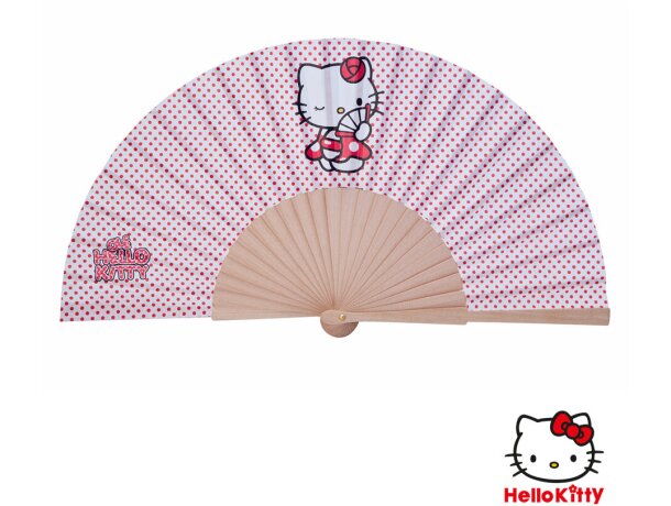 Abanico Ventol estilo juvenil con diseño Hello Kitty personalizado