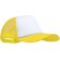 Gorra especial con frontal blanco para sublimación amarillo