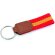 Llavero con cinta de poliéster bandera de España personalizada