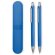 Conjunto de bolígrafo con portaminas en varios colores Azul