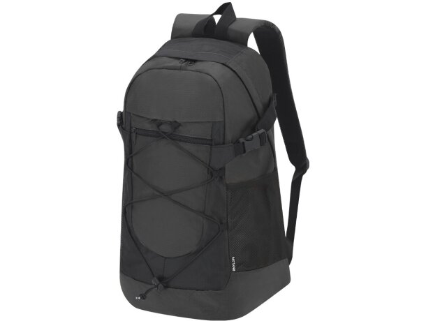 Mochila Zaroc nylon reciclado 210D ripstop con bolsillos detalle 1