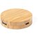 Hub USB bambú redondo con puerto tipo C Lasiar