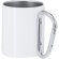 Taza de acero inoxidable Beesbur con asa mosquetón 220ml detalle 2