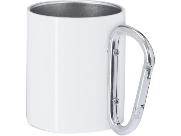 Taza de acero inoxidable Beesbur con asa mosquetón 220ml detalle 2