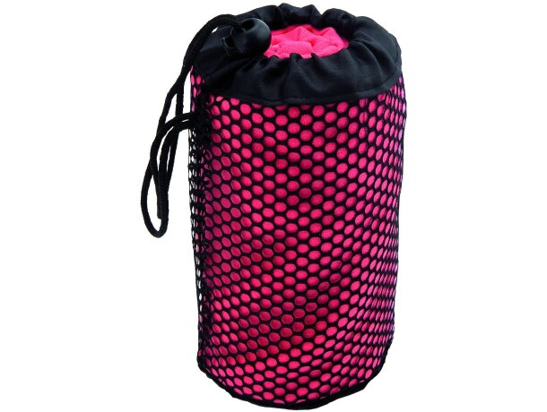 Toalla de microfibra de baño 72x138 cm en funda con logo