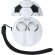 Auriculares Bluetooth Kasyus con estuche diseño balón fútbol Blanco