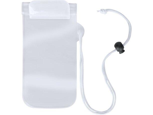 Portatodo impermeable con cordón largo personalizado blanco