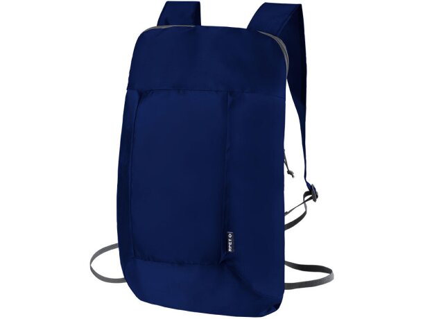 Mochila plegable Redrax en poliéster reciclado RPET detalle 2