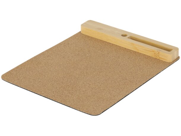 Alfombrilla multifunción Dannax con hub USB y base de bambú detalle 5