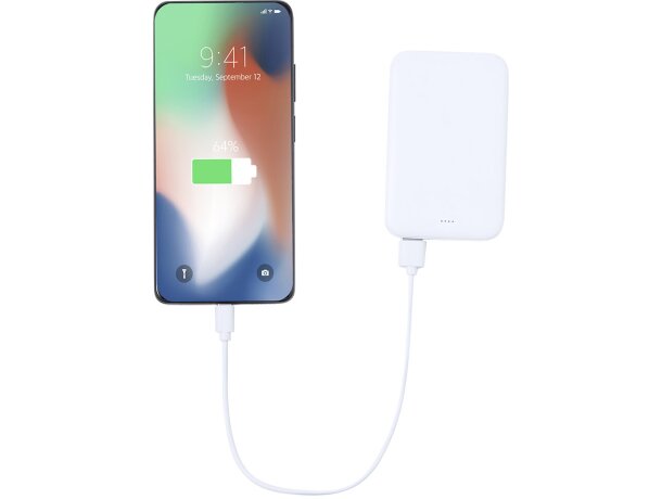 Powerbank 5000 mah de plástico reciclado Nawey Rcs detalle 3