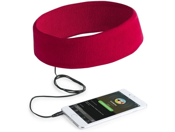Auriculares deportivos en cinta