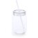 Tarro de cristal plástico de cocina Transparente