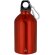 Bidón Beyls acero inoxidable reciclado 500ml con mosquetón Rojo